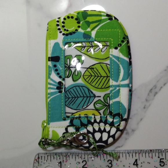 Vera Bradley Limes Up Clip Zip ID Pouch NWT - Picture 5 of 7